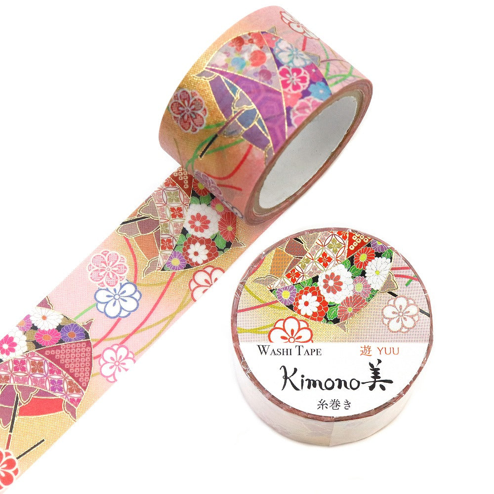 Kimono-bi Washi Tape, Thread Spools 25 mm — product image 3