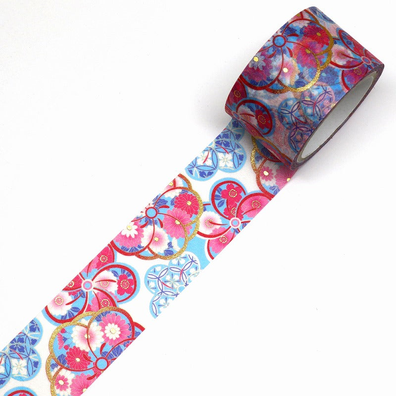 Kimono-bi Washi Tape, Twisted Plum Blossom 25 mm — product image 2