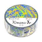 Kimono-bi Washi Tape, Wakakusa Young Grass 15 mm