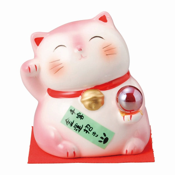 Kinsei Touki Senkyaku Lucky Cat Maneki-neko Peach
