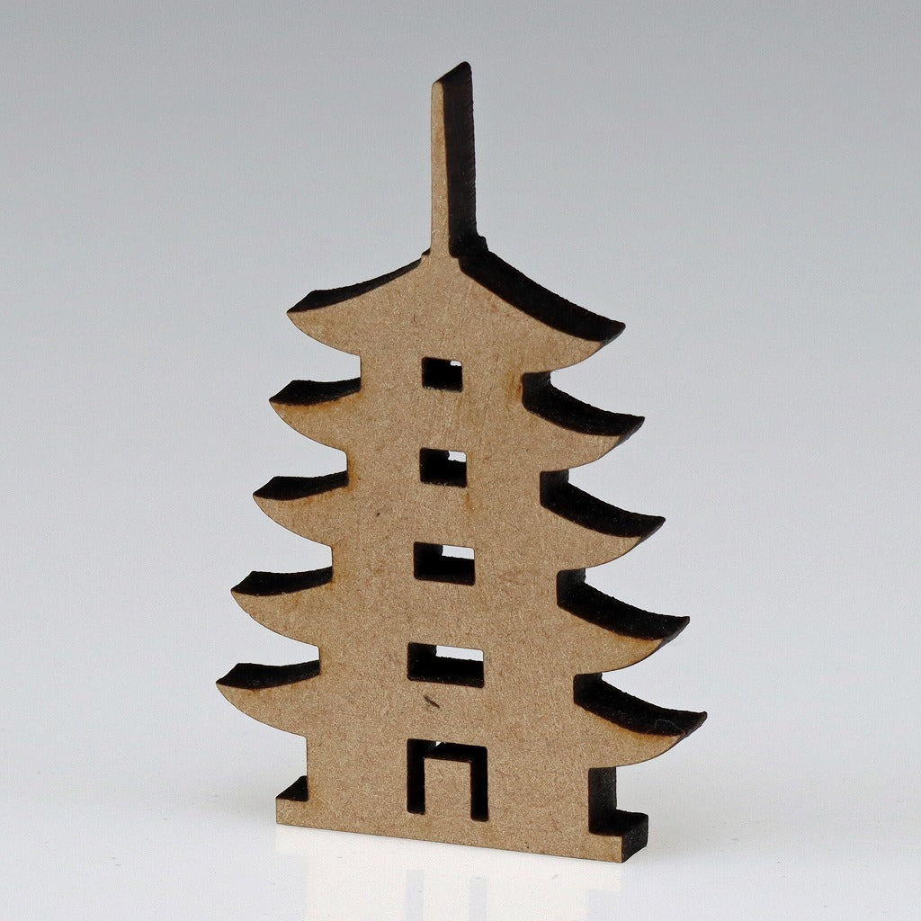 KOMONO Silhouette Mascot, Five-Story Pagoda