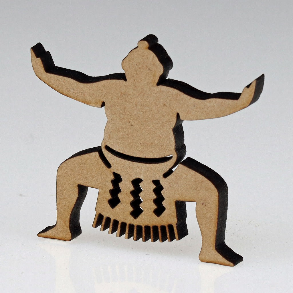 KOMONO Silhouette Mascot, Sumo Shiranui Style