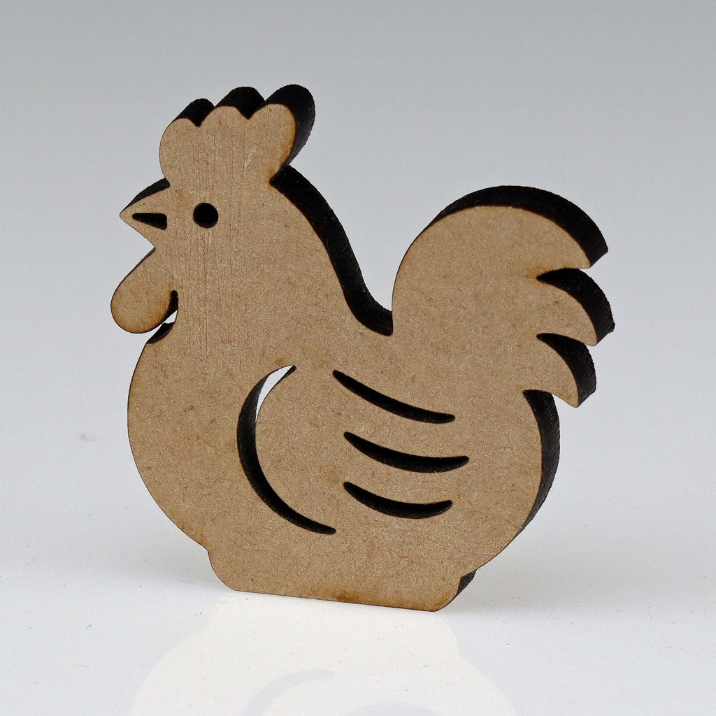 KOMONO Silhouette Mascot, Zodiac Rooster