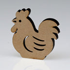 KOMONO Silhouette Mascot, Zodiac Rooster