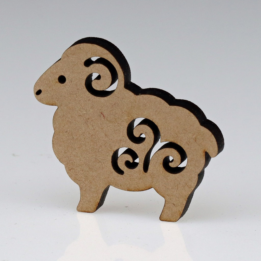 KOMONO Silhouette Mascot, Zodiac Sheep