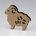 KOMONO Silhouette Mascot, Zodiac Sheep