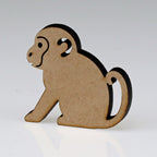 KOMONO Wooden Silhouette Mascot Monkey