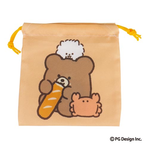Koromaru-san Drawstring Bag (Assorted) — product image 2