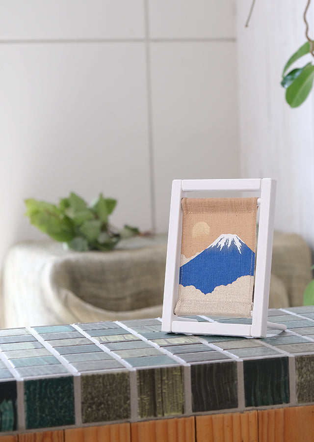 Koyomi Linen Art Frame, Blue Mt. Fuji — product image 2