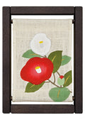Koyomi Linen Art Frame, Camellia