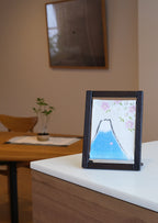 Koyomi Linen Art Frame, Cherry Blossoms and Mt. Fuji — product image 2
