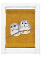 Koyomi Linen Art Frame, Ezo Flying Squirrel