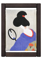 Koyomi Linen Art Frame, Flower Mirror