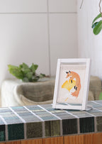 Koyomi Linen Art Frame, Fox and Ginkgo — product image 2