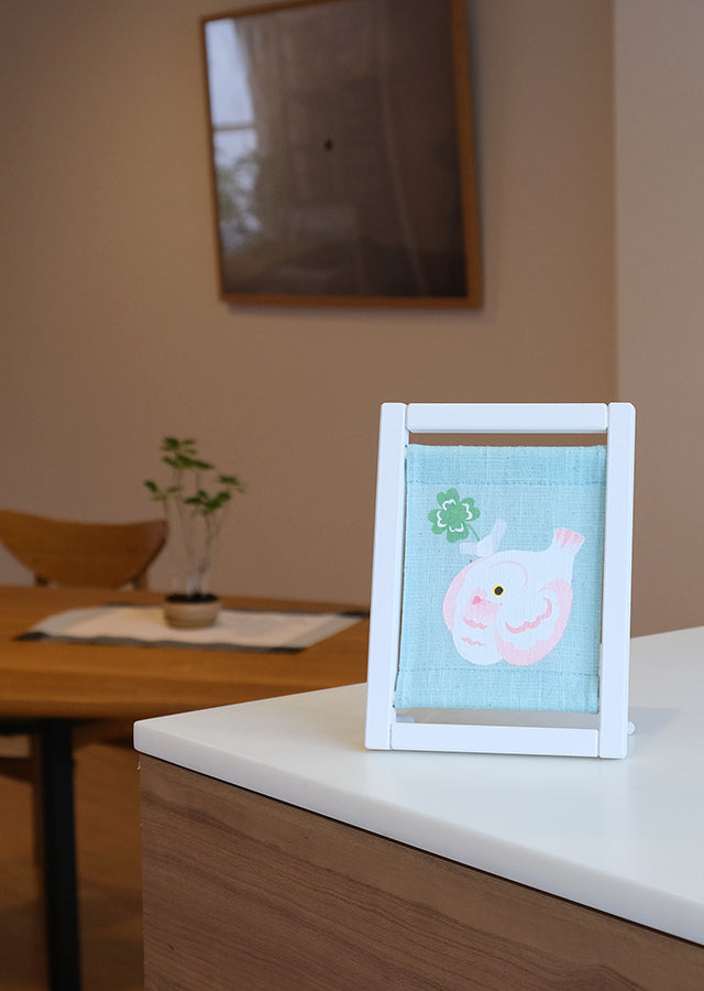 Koyomi Linen Art Frame, Hatobue Dove Whistle — product image 2