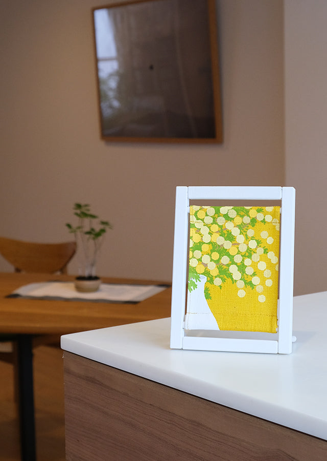Koyomi Linen Art Frame, Mimosa Yellow — product image 2