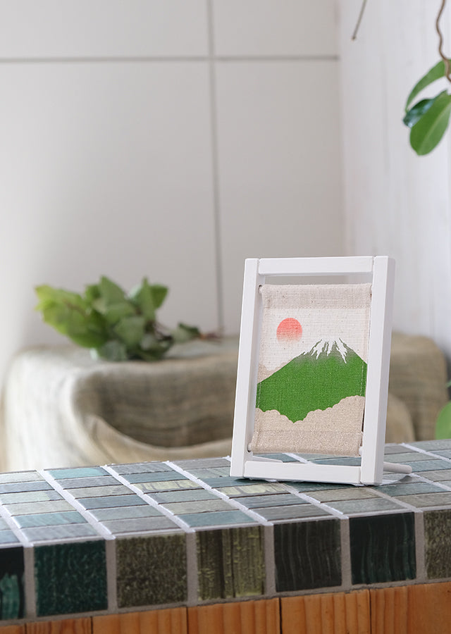 Koyomi Linen Art Frame, Mt. Fuji on a Clear Day — product image 2