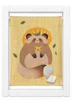 Koyomi Linen Art Frame, Ponpoko Tanuki