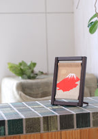 Koyomi Linen Art Frame, Red Fuji — product image 2