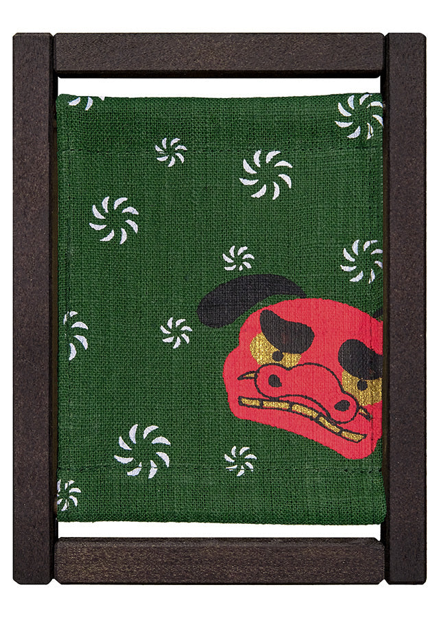 Koyomi Linen Art Frame, Shishimai Lion Dance