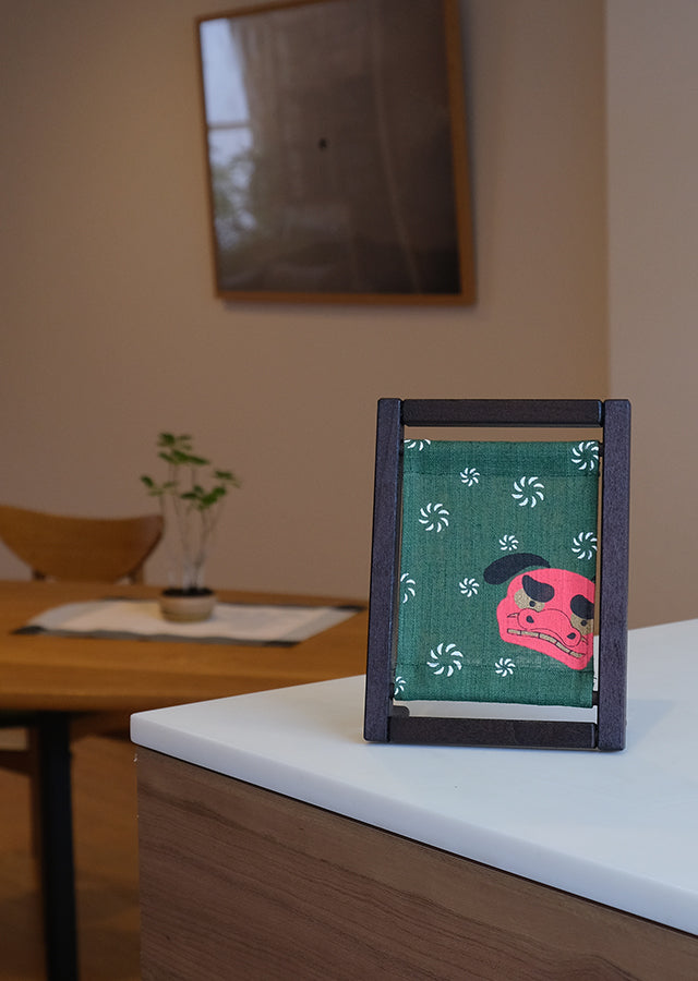 Koyomi Linen Art Frame, Shishimai Lion Dance — product image 2