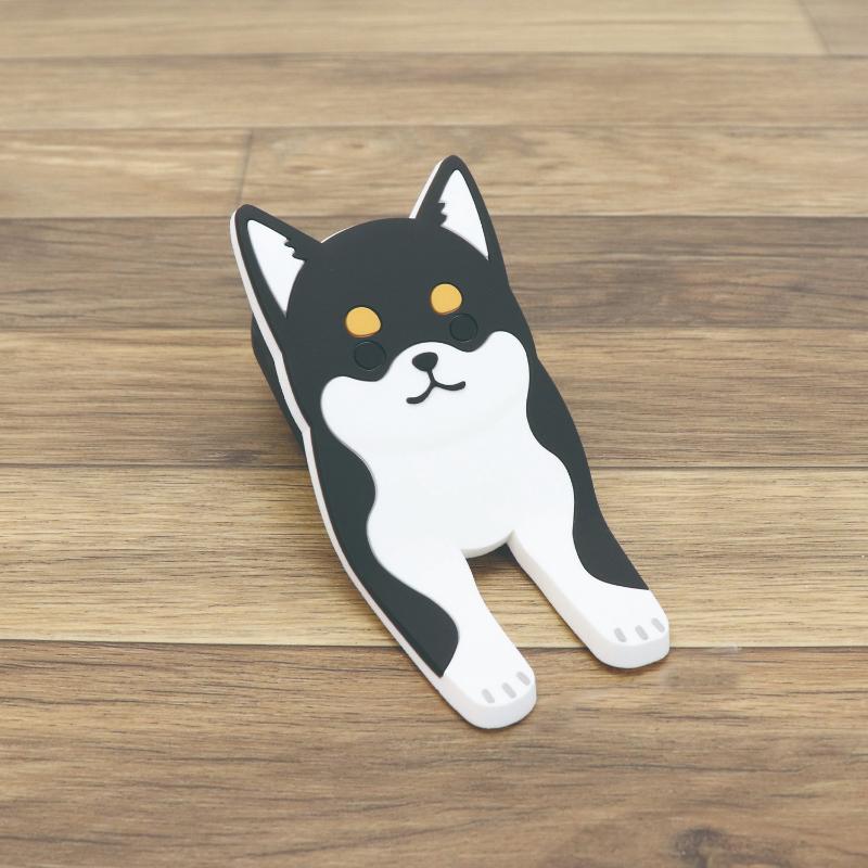 Magnetic Hook Clip, Black Shiba Inu — product image 3