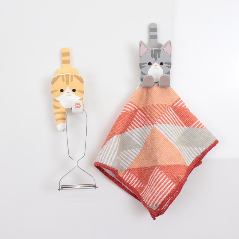 Magnetic Hook Clip, Silver Tabby Cat — product image 6
