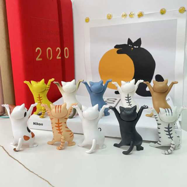 Mini Cat Pen Rest Figurines Set of 10 — product image 5