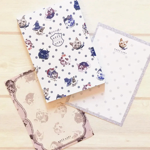 NEKO WORK 2 Cat Memo Pad