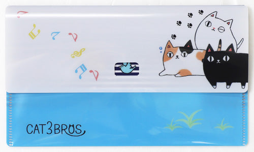 Nyanya Three Cat Brothers Mask Case, Border