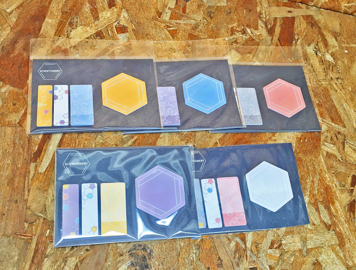 Okazaki Science Stationery Benzene Ring Sticky Notes — product image 3