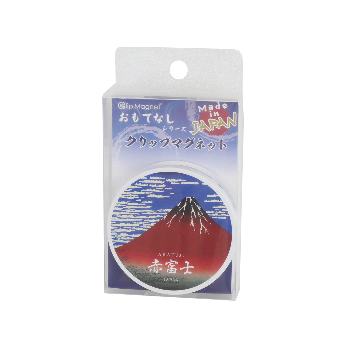 Omotenashi Clip Magnet, Red Fuji — product image 2