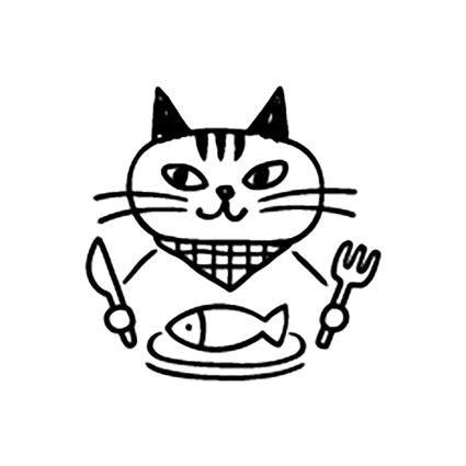 Oneko Life Cat Stamp, Mealtime — product image 6