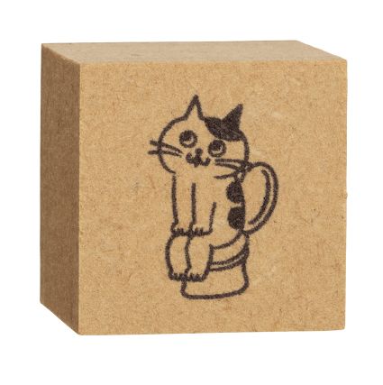 Oneko Life Cat Stamp, Potty Time