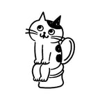 Oneko Life Cat Stamp, Potty Time — product image 2