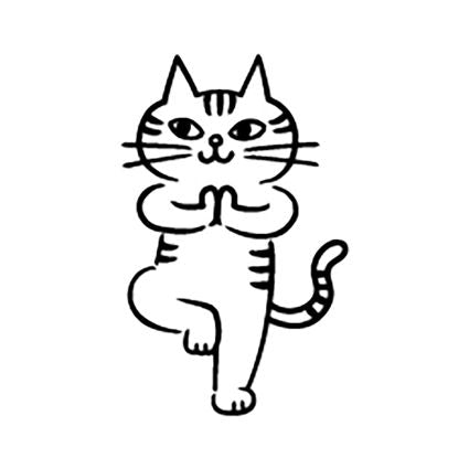Oneko Life Cat Stamp, Yoga — product image 2