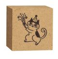 Oneko Life Wooden Cat Stamp, Party