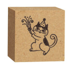 Oneko Life Wooden Cat Stamp, Party