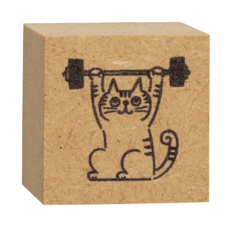 Oneko Life Wooden Cat Stamp, Training