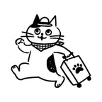 Oneko Life Wooden Cat Stamp, Travel — product image 2
