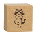 Oneko Life Wooden Cat Stamp, Yoga