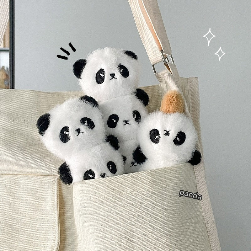 Panda Candied Hawthorn Skewer Plush Bag Charm — product image 3