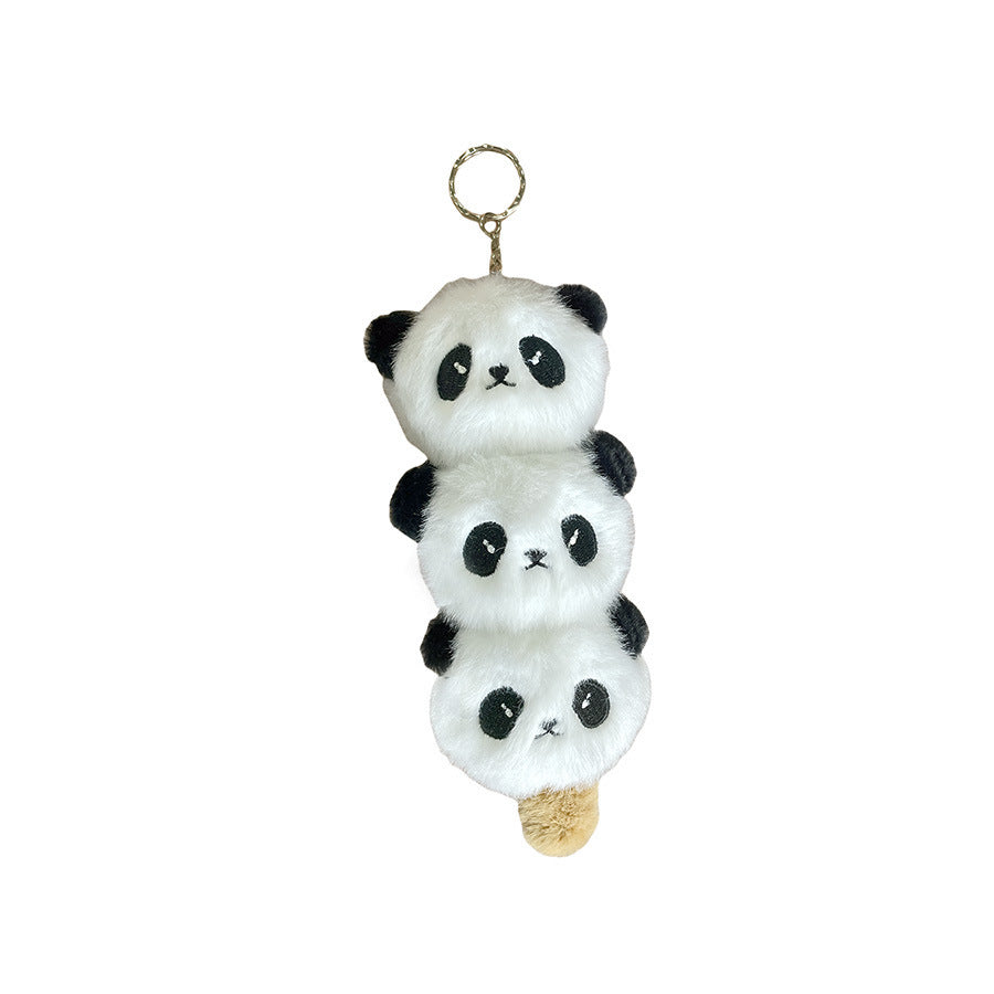 Panda Candied Hawthorn Skewer Plush Bag Charm — product image 4