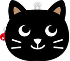 Plush Clasp Purse, Black Cat 2