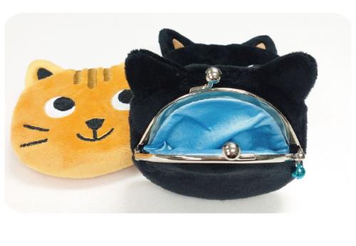 Plush Clasp Purse, Black Cat 2 — product image 3