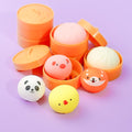 Animal Steamed Bun Punipuni Squishy (Set of 6)