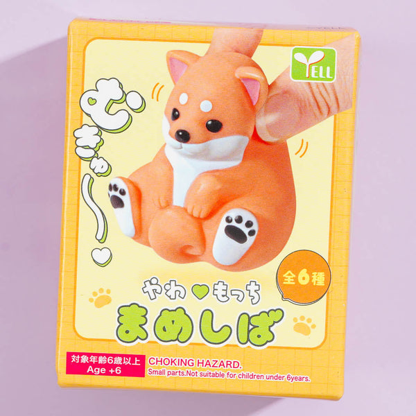 Mame Shiba Punipuni Squeeze Figure