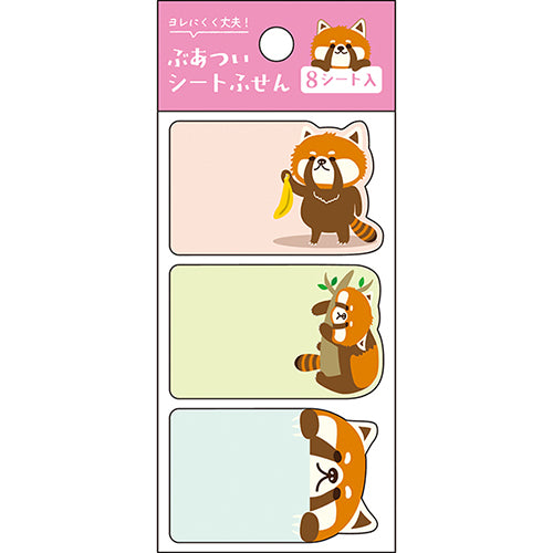 Red Panda Thick Sheet Sticky Notes