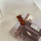 Retro Amber Gradient Heart Hair Clip — alternate view 7