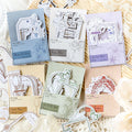 Vintage Vignette Die-Cut Frame Stickers (10 sheets, 6 color themes)